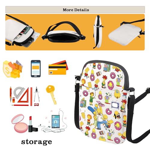 CMNIM Cartoon Family Crossbody Bag TV Season Gifts for Fans Characters Shoulder Strap Messenger Bag 7