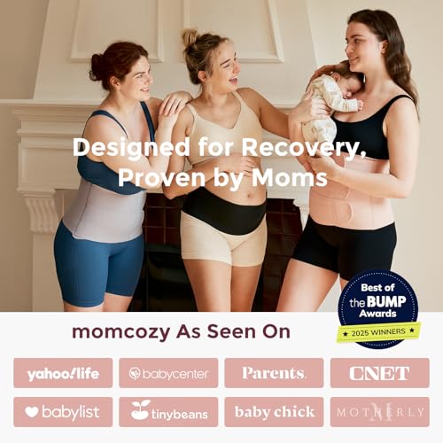 Momcozy Ergowrap Postpartum Belly Band, 3D Lifting & Ergonomic Back Support | C-Section Abdominal Binder with Gentle Lift, Breathable Comfort, and a Discreet Fit under Clothing for Postpartum Support - image 8