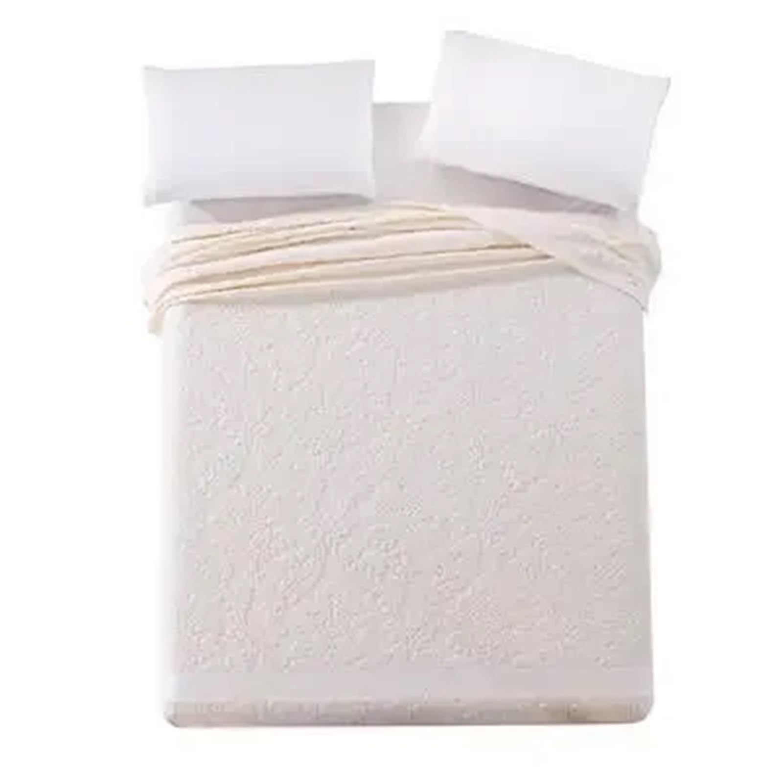 GSJNHY Cooling Blankets Thread Blanket Cotton Towel For Adults Kids Soft Breathable Bedspread Bedclothes Summer Throw Blankets On Sofa/Bed for summer(Beige,200X230CM)