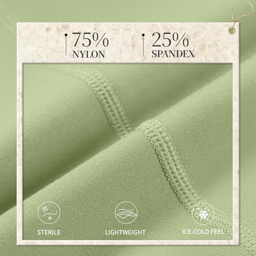 AMLEER V Back Scrunch Butt Leggings for Women - High Waist Tummy Control Butt Lifting Yoga Pants, Squat Proof Non See Through Slim Fit Activewear, Mindaro, XX-Large — view 6