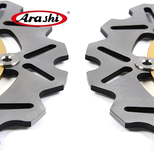 Miniatura 5 de Arashi Rotores de disco de freno delantero para Yamaha MT-09 ABS 2014-2020 / MT09 SP ABS 2018-2020 / MT09 TRACER ABS 2015-2021 / MT-09 SPORT TRACKER