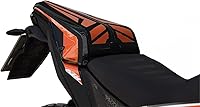 Vista 9 de Funda de asiento con caja de almacenamiento para KTM 390 Adventure 2020-2023 (blanco/naranja)