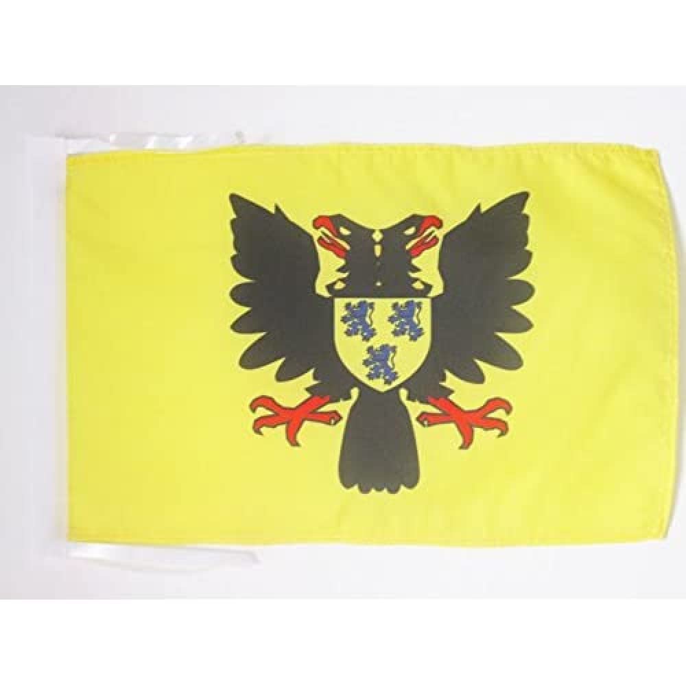 AZ FLAG - City of Cambrai Flag - 18'' x 12'' - 100% Polyester France - Cambrai Small Banner with Two Cords - Fade Resistant - Vivid Colors - 18x12 in - 45x30 Cm โ image 1
