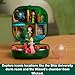 Polly Pocket Wicked x Collector Compact, Micro Dolls and Playset, 2 Themed Accessories, Iconic Shiz & Oz Locations, Glinda, Elphaba, & The Wizard