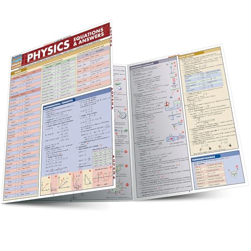 Physics Equations & Answers: QuickStudy Laminated Reference Guide