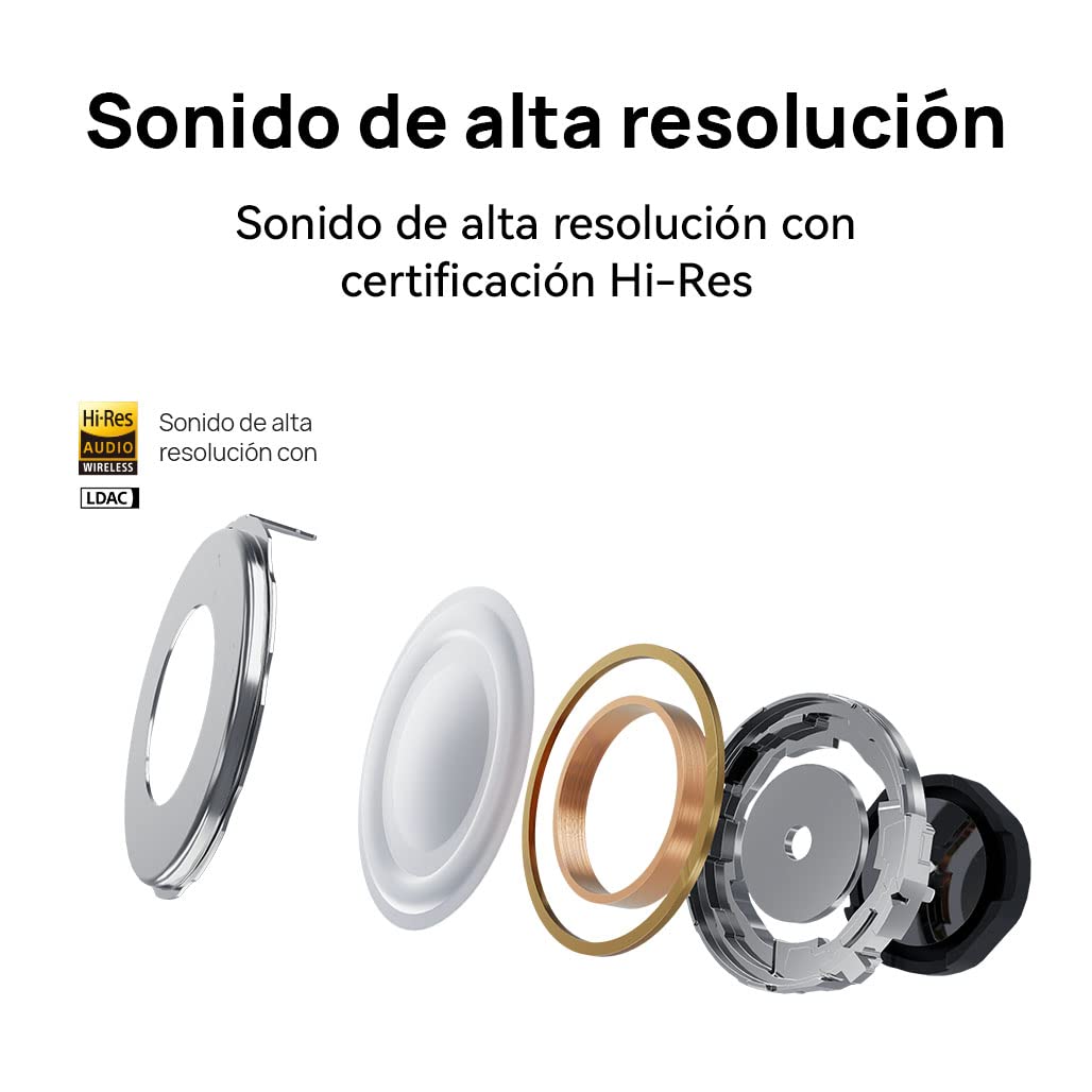 HUAWEI FreeBuds 5i Auriculares Inalámbricos, para iOS Android Windows,Negro | Bluetooth 5.2, Control Deslizar, Hi-Res Audio, 3 Modos ANC, 28 Horas de Batería, IP54, Doble Conexión