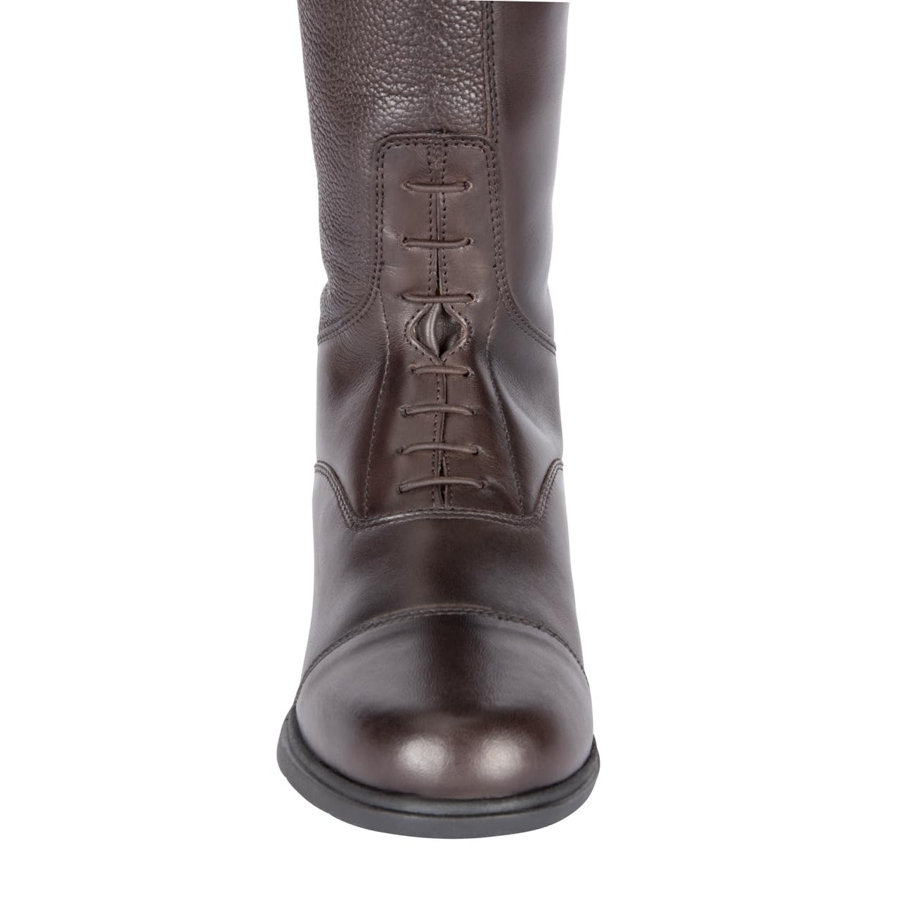 Moretta Shires Damen Gianna Reitstiefel aus braunem Leder