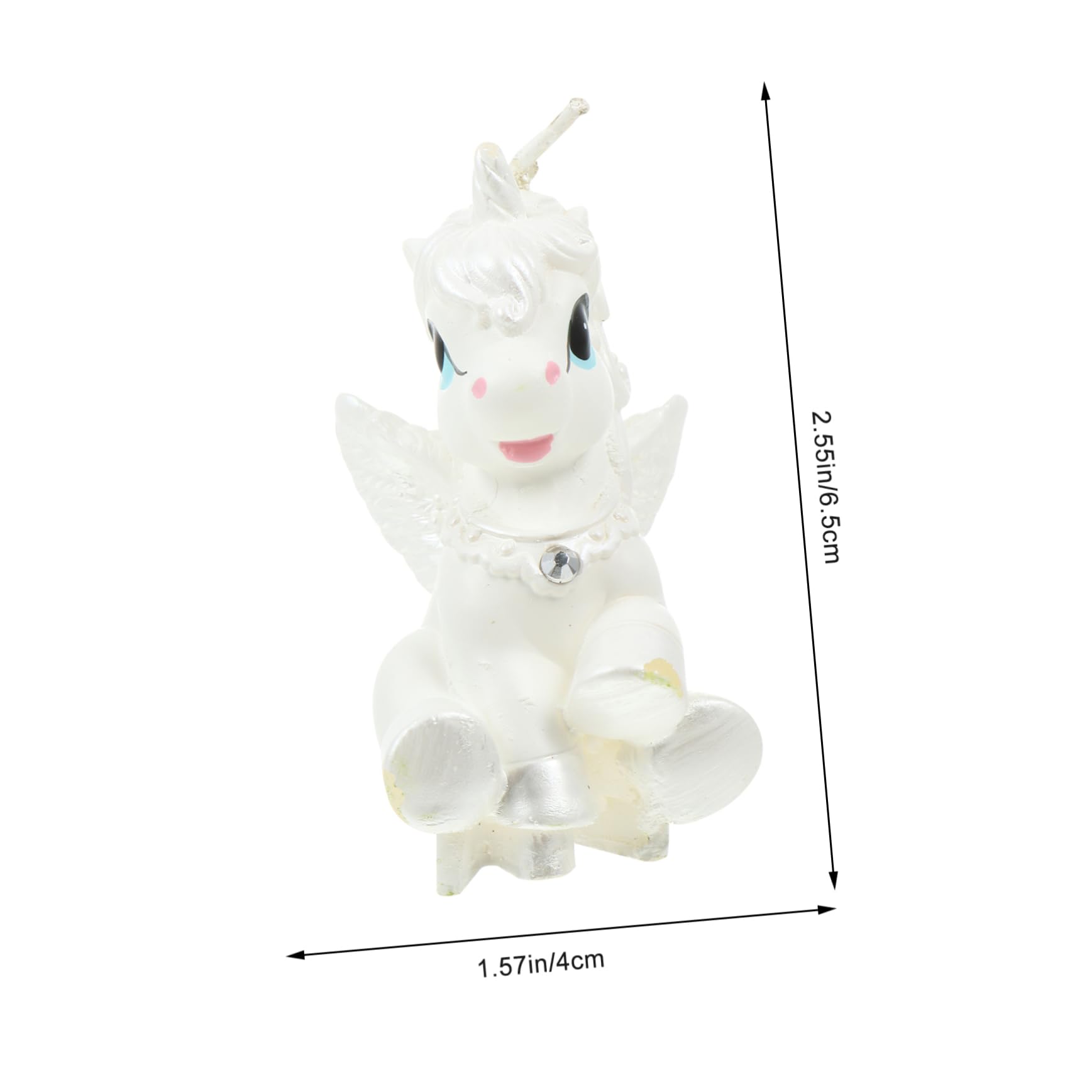 ULTECHNOVO 3 Piezas Vela Decorativa Para El Hogar Cumpleaños Fiesta Unicornio Preciosa Vela Velas De Decoración De Mesa Parafina