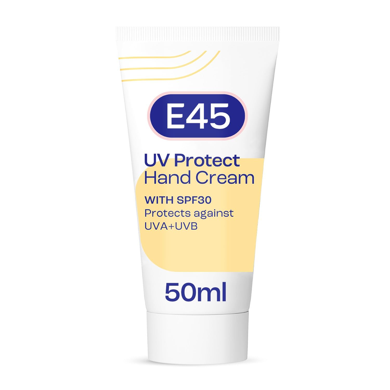 E45 UV Protect Hand Cream SPF30 for Dry & Sensitive Skin 50ml | Protects against UVA/UVB & sun-induced dark spots - Moisturising formula for everyday hand care