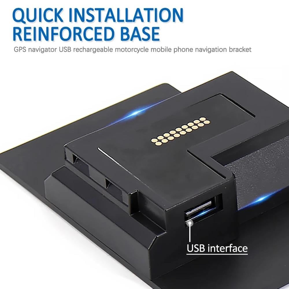 Motocicleta Soporte Teléfono para BMW K1600GTL K1600GT K1600B 2011-2020 K 1600 B GT para GTL Motocicleta GPS Soporte Navegación para Teléfono Soporte Cargador USB Soporte Montaje Soporte Movil