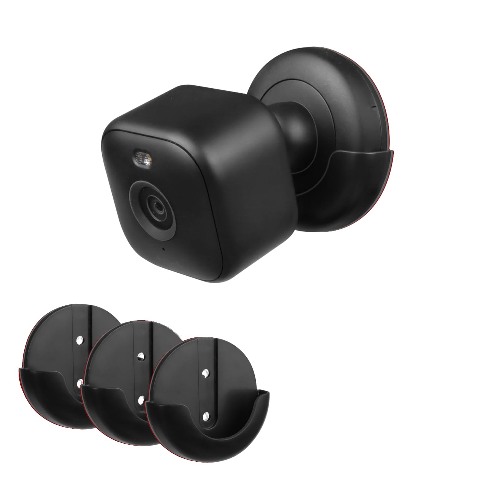 TIUIHU Power Adhesive Wall Mount for Blink mini 2 Camera,Wall Mount for Blink Mini 2 camera,No Drill No Screws Mount?3pack-black?