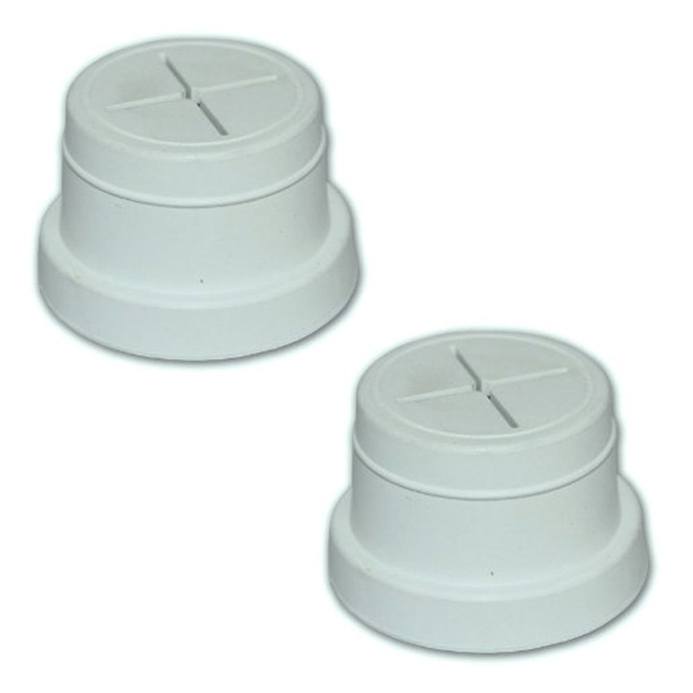 Securit White 2 X Self-Adhesive And Screw To Push In Towel Rail