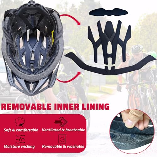 Bike Helmets for Adults, Mountain Bike Helmets for Men with