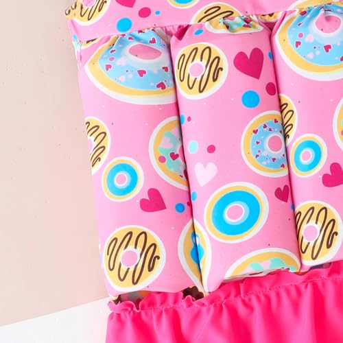 Image of IDOPIP Kids Boys Girls Floatation Swimsuit with Adjustable Buoyancy Baby Float Suit Swim Vest One Piece Swimwear Bathing Suit