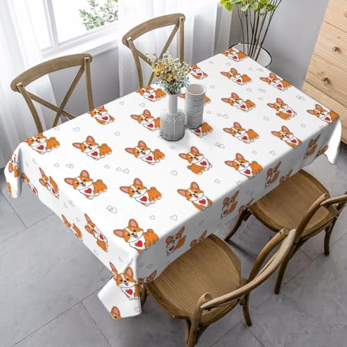 Nappe chiot Welsh Corgi rectangulaire 137x183cm imperméable - 2