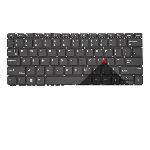 HP Probook 430 G6 G7 435 G435 HSN-Q14C HSN-Q23C 430G6 430G7 435G6 435G7 バックライト付き US ロシア語 ノートパソコンキーボード(US Original Backlit)