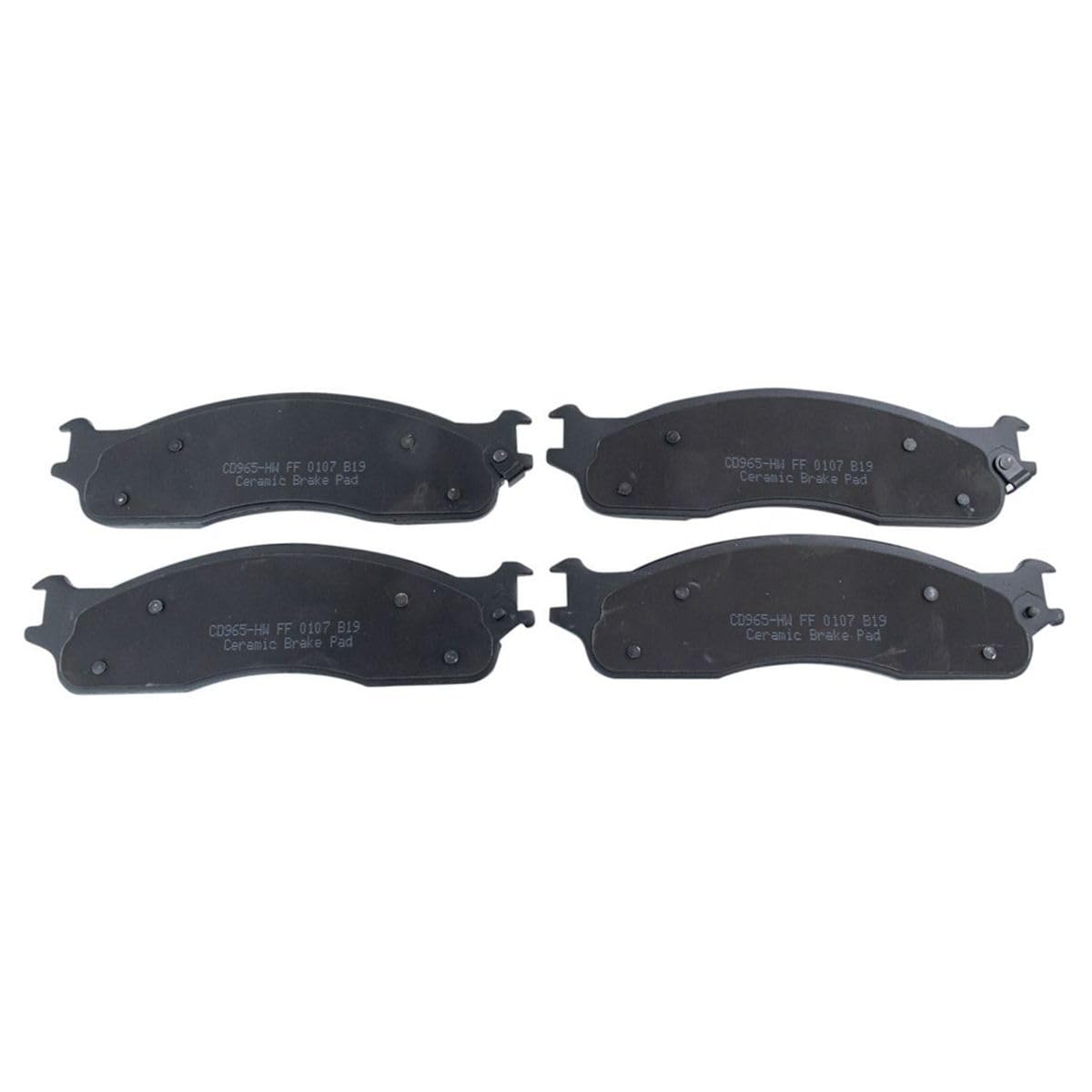 Amazon.com: NUUDI Front Ceramic Disc Brake Pads Set Fits Truck 