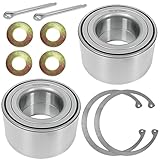 BIGLKNM Rear Wheel Bearing Kit & Ring Clip Compatible with Polaris Sportsman Ranger ACE 335 400 450 500 570 600 700 800 OEM 3585502 3514635