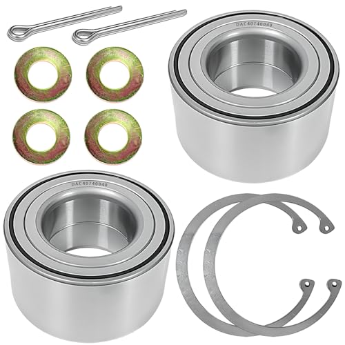 BIGLKNM Rear Wheel Bearing Kit & Ring Clip Compatible with Polaris Sportsman Ranger ACE 335 400 450 500 570 600 700 800 OEM 3585502 3514635