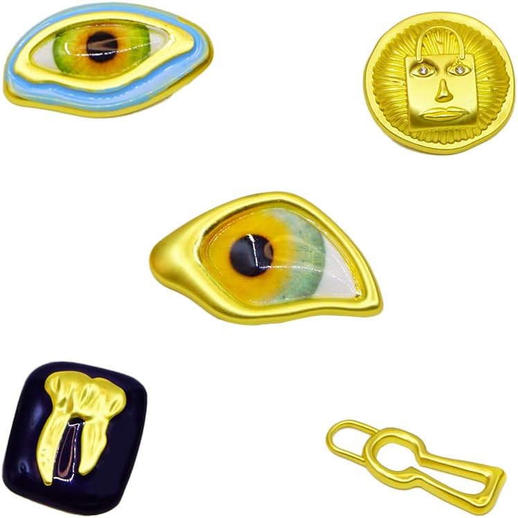 Portable Button Sewing Kit, 5 Buttons with Thread, Needles and Threading Tools (MIXED5-2#)