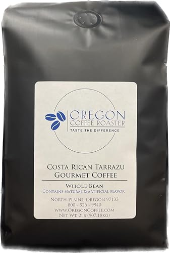 Oregon Coffee Roaster Café molido gourmet Tarrazu de Costa Rica, K-CUP GRIND, bolsa de 32 onzas (2 libras)