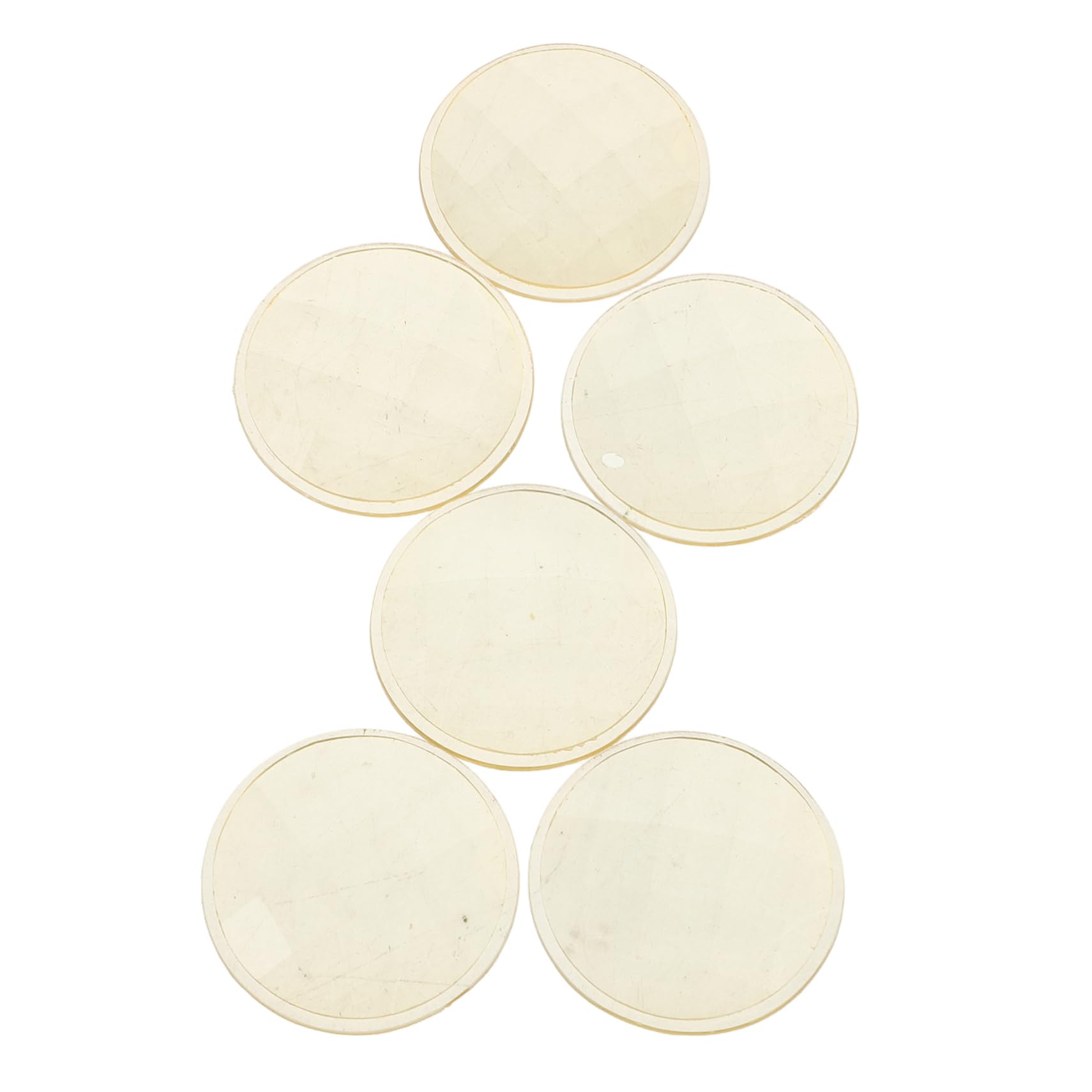 CORHAD DIY Kaleidoscope Craft Kit 6pcs 45 * 5mm Plastic Lens Homemade Toy High-Definition Prism Lenses Unique Design Topnotch