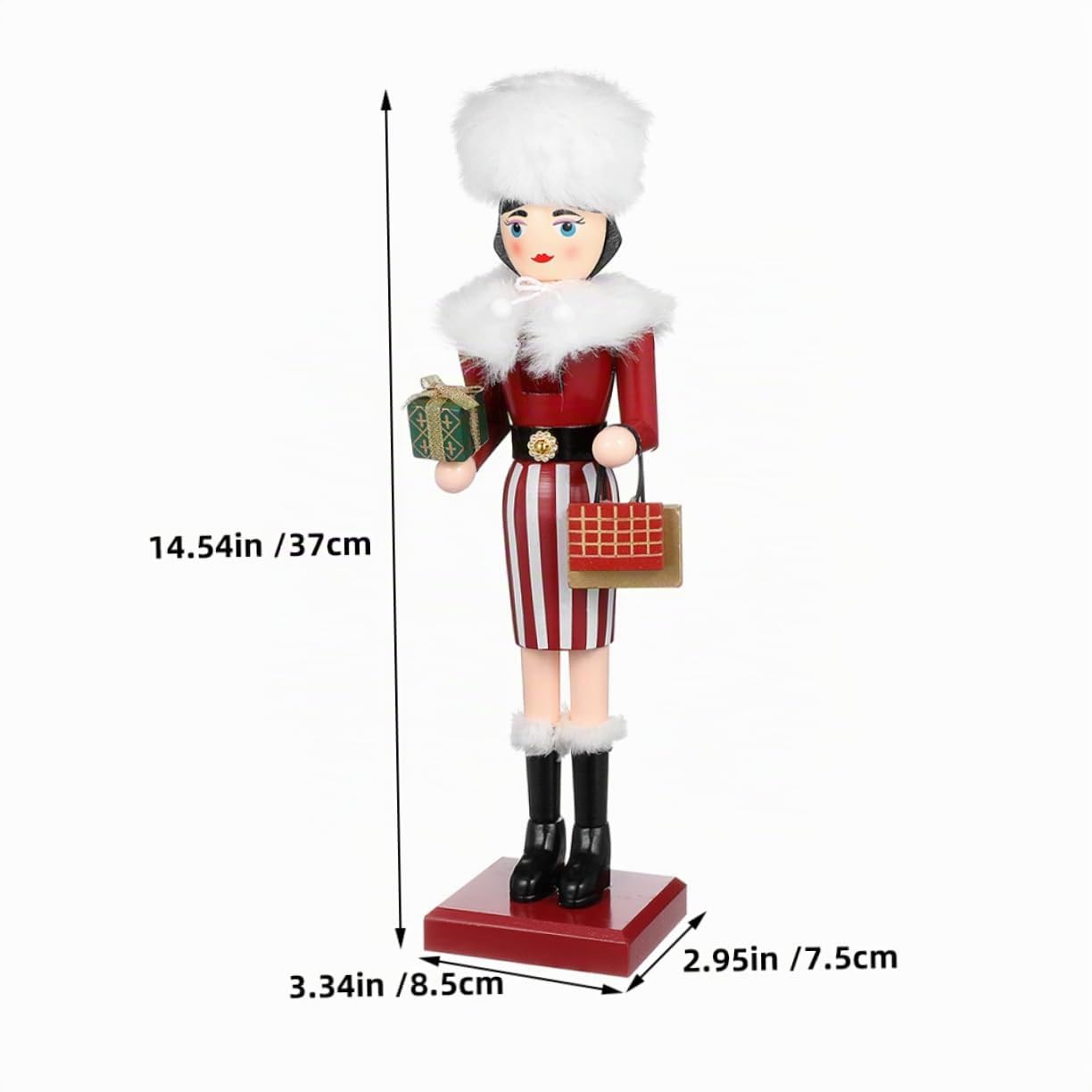 ABOOFAN Décoration De Noël Casse-Noisette Figurines De Soldats Traditionnels Ornements De Table pour