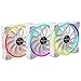 Alpenfohn 120 mm Wing Boost 3 Argb PWM-Ventilator, dreifach – Weiã