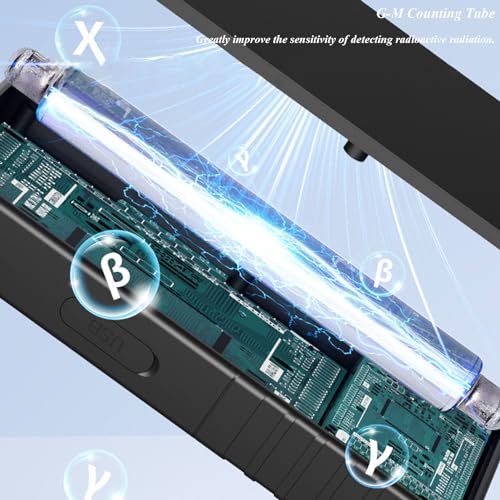 Detector de Radiación EMF Digital con Pantalla LCD y Alarma miniatura 5