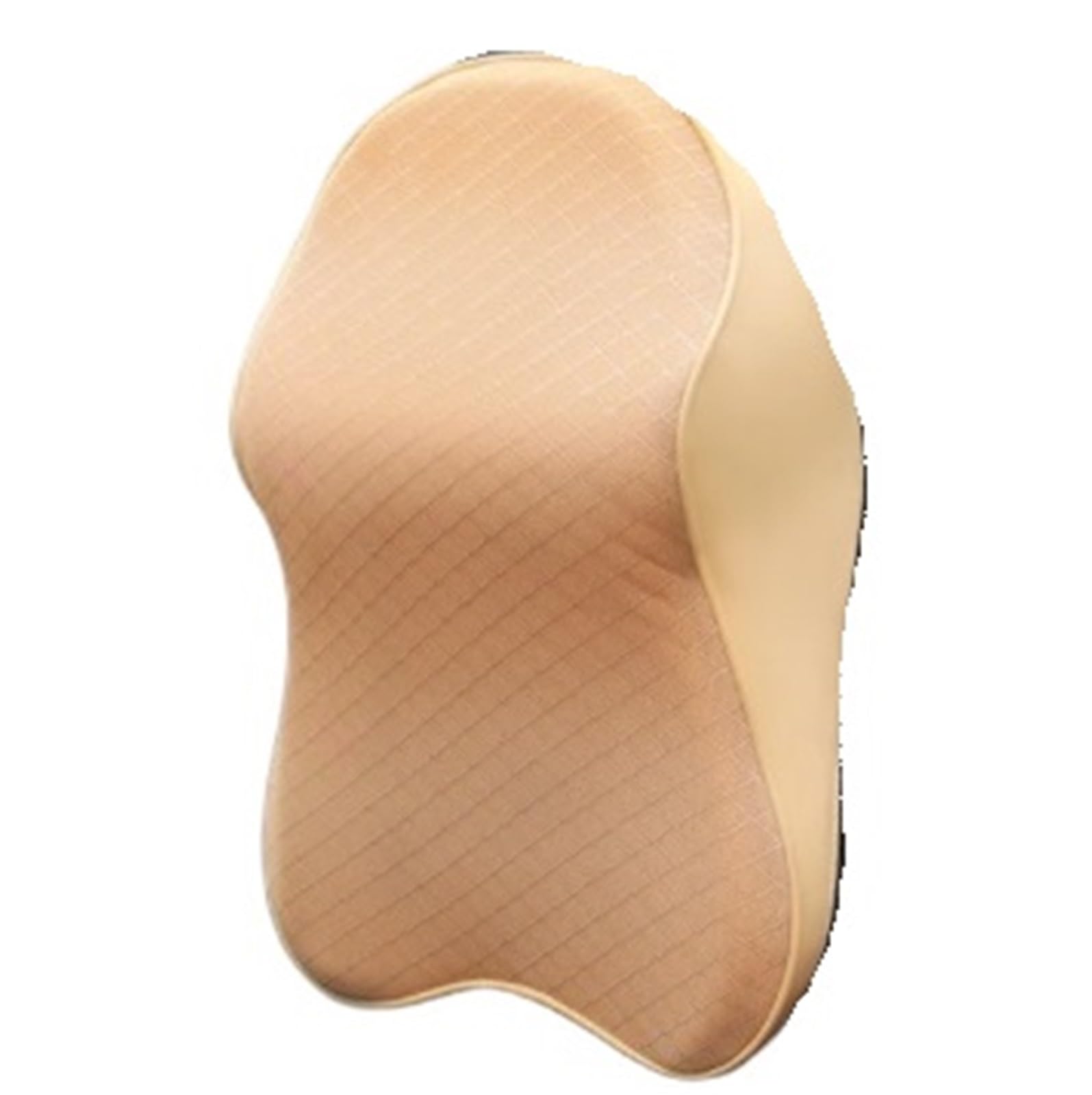 Car Pillow Driving Seat Cuscino in memory foam 3D, sollievo dal dolore alla testa e al collo, supporto per il collo da viaggio, cuscino in memory foam traspirante(Beige)