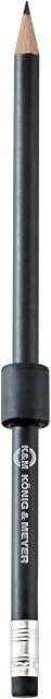 K&M Stands 16099 Holding Magnet with Pencil - Black