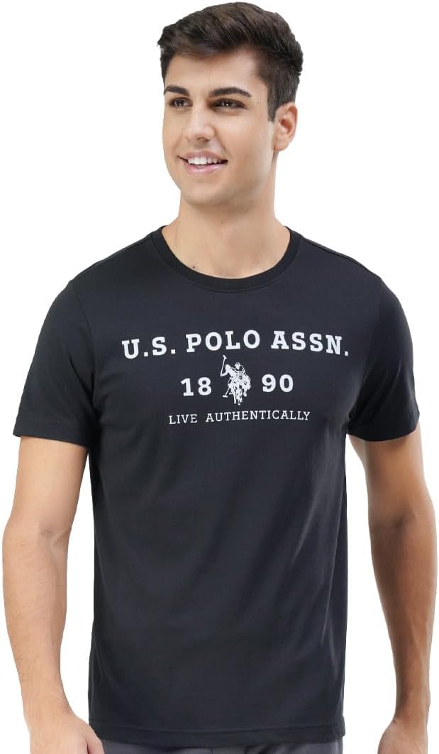 Men's Cotton Regular Fit Comfort Fit Brand Print I683 T-Shirt - Pack of 1