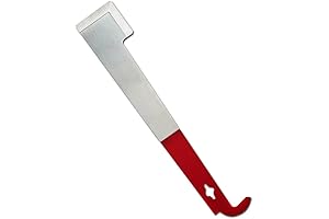 KINGLAKE Steel J Hook Bee Hive Tool Frame Lifter and Scraper