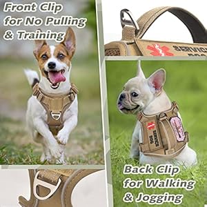 Tactical-Dog-Harness-for-Small-Dog-No-Pull-Military-Service-Dog-Vest-with-Vertical-Handle-Reflective-Puppy-Vest-Harness-for-Outdoor-Training-Khaki-XS - Cucciolini Doodles   Tactical-Dog-Harness-for-Small-Dog-No-Pull-Military-Service-Dog-Vest-with-Vertical-Handle-Reflective-Puppy-Vest-Harness-for-Outdoor-Training-Khaki-XS