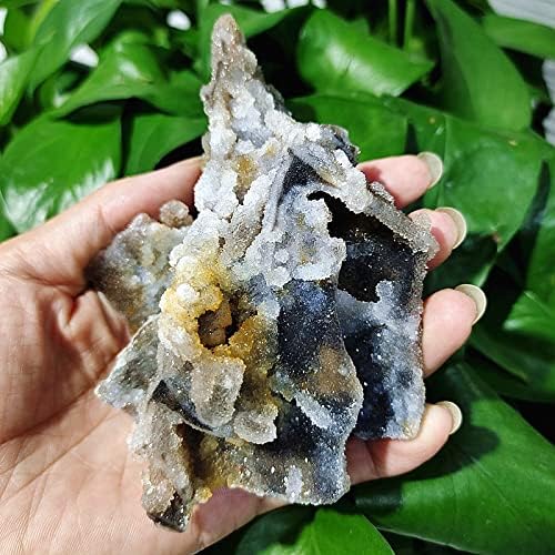 Natural Sphalerite Mineral Specimen Crystal Cluster Sparkling Ore Specimen of Open Crystal Clusters Home Decorated - (Color: AA39 174g)