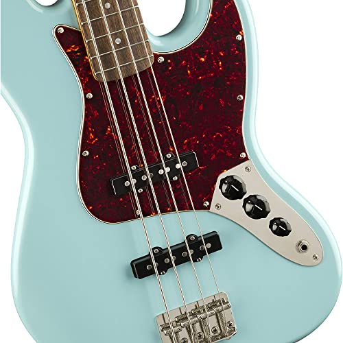 Squier Classic Vibe 60S Jazz Bass, Daphne Blue, Laurel Fingerboard #TOP3