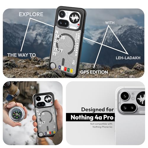 Image of KAPAVER Impulse MAG-X Back Cover Case for Nothing Phone 4a Pro (Leh-Ladakh)