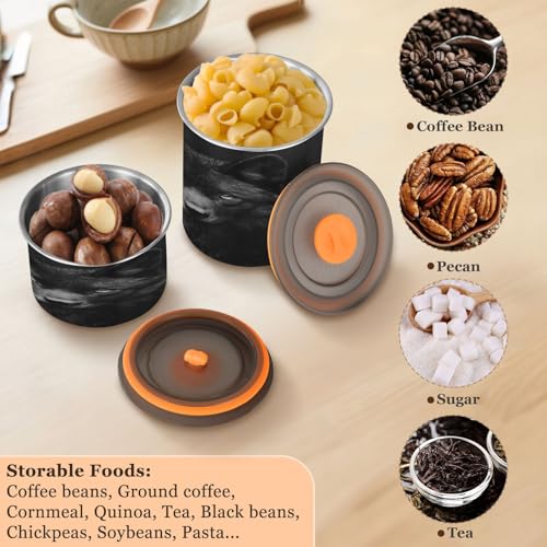 Envase para café de acero inoxidable de 30 oz con sello hermético miniatura 6