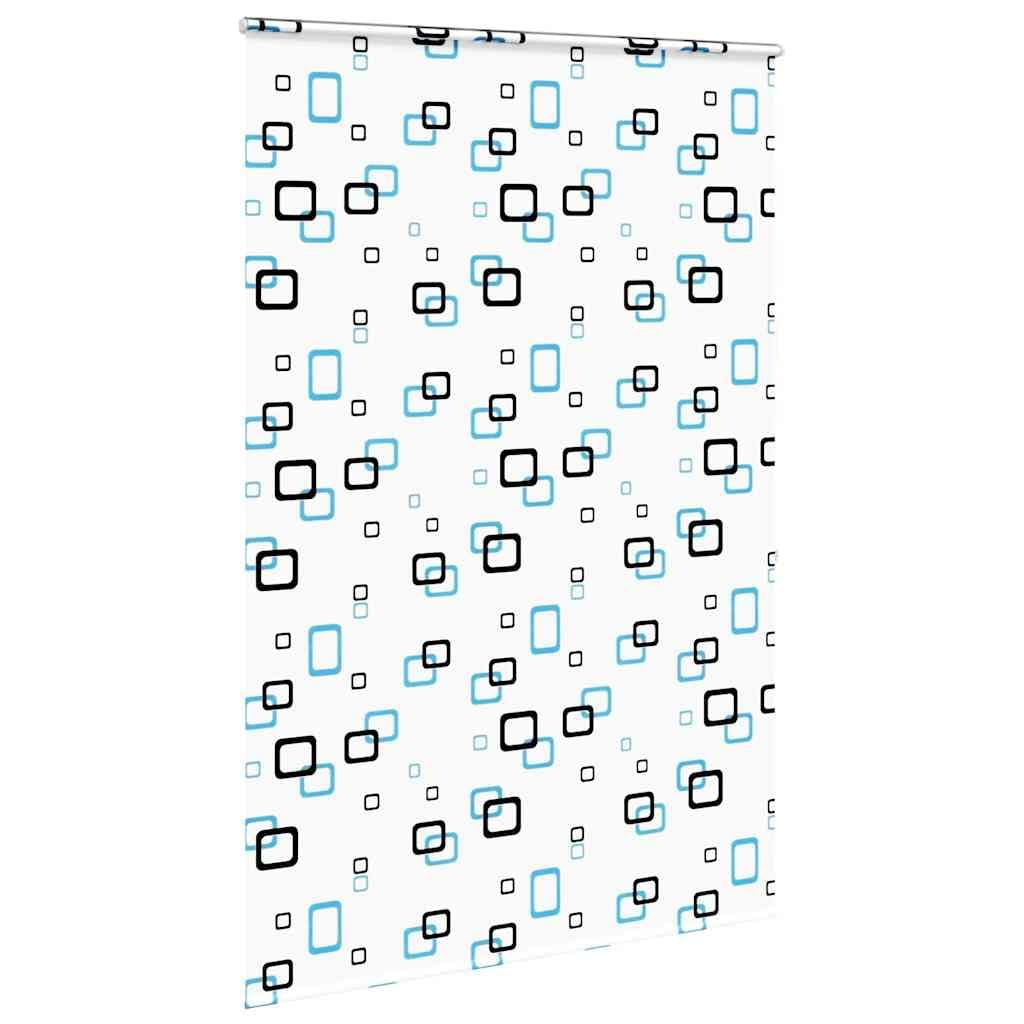 Duschrollo mit Kassette 160x240 cm Stoffbreite 156 cm PEVA Duschvorhang Rollo für Badezimmer Deckenmontage Wandmontage Modernes Blasen-Muster Sichtschutz Badrollo