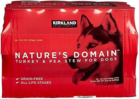 Nature's Domain Turkey & Pea Stew Dog Food, Grain Free - 24 Cans (13.2oz) + Special Bonus