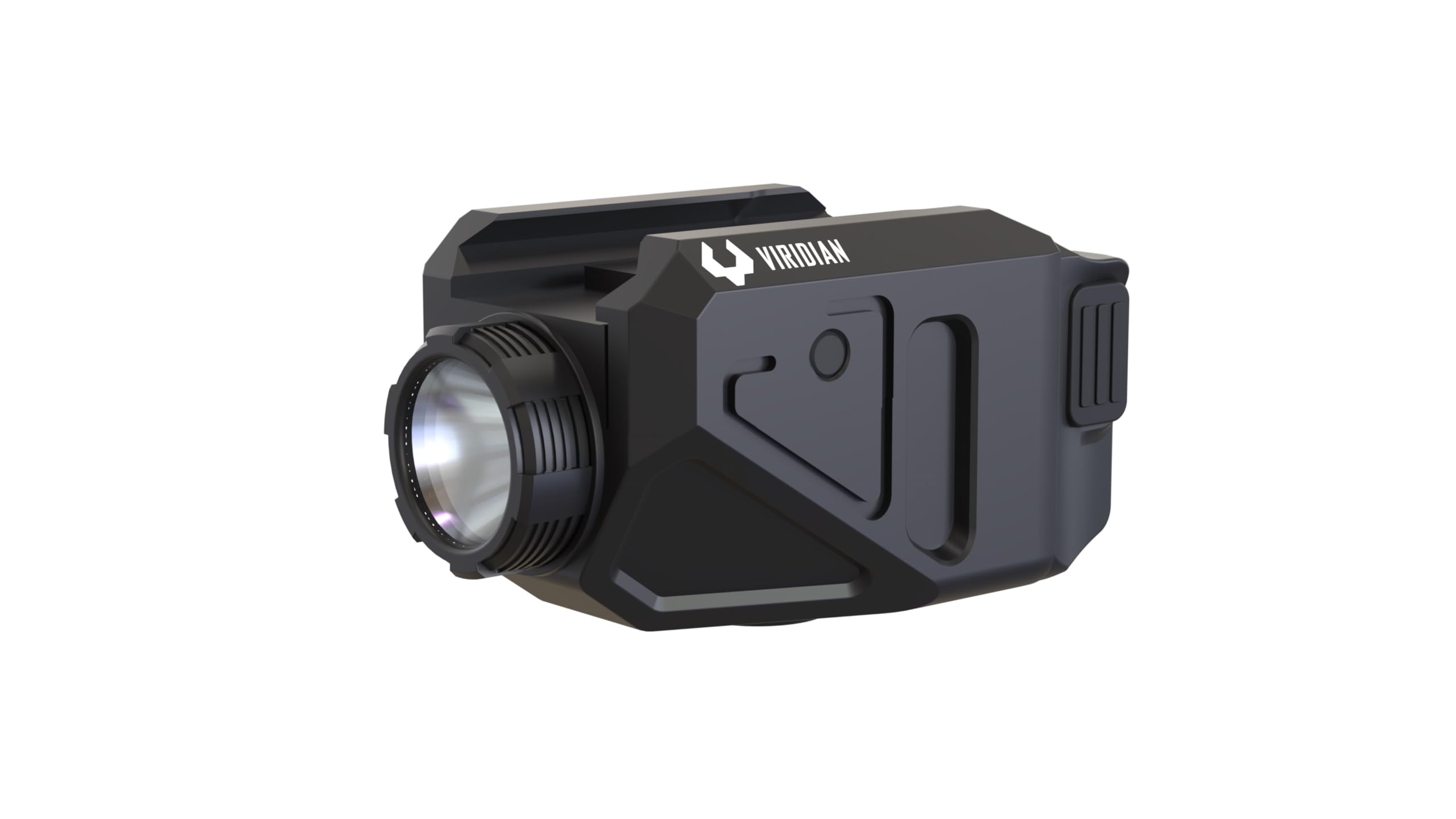 Viridian CTL Slim for Glock 43x MOS/48 MOS and FN Reflex, 550 Lumen Tactical Light w/Rechargeable Battery, Instant-ON, and SafeCharge, Black