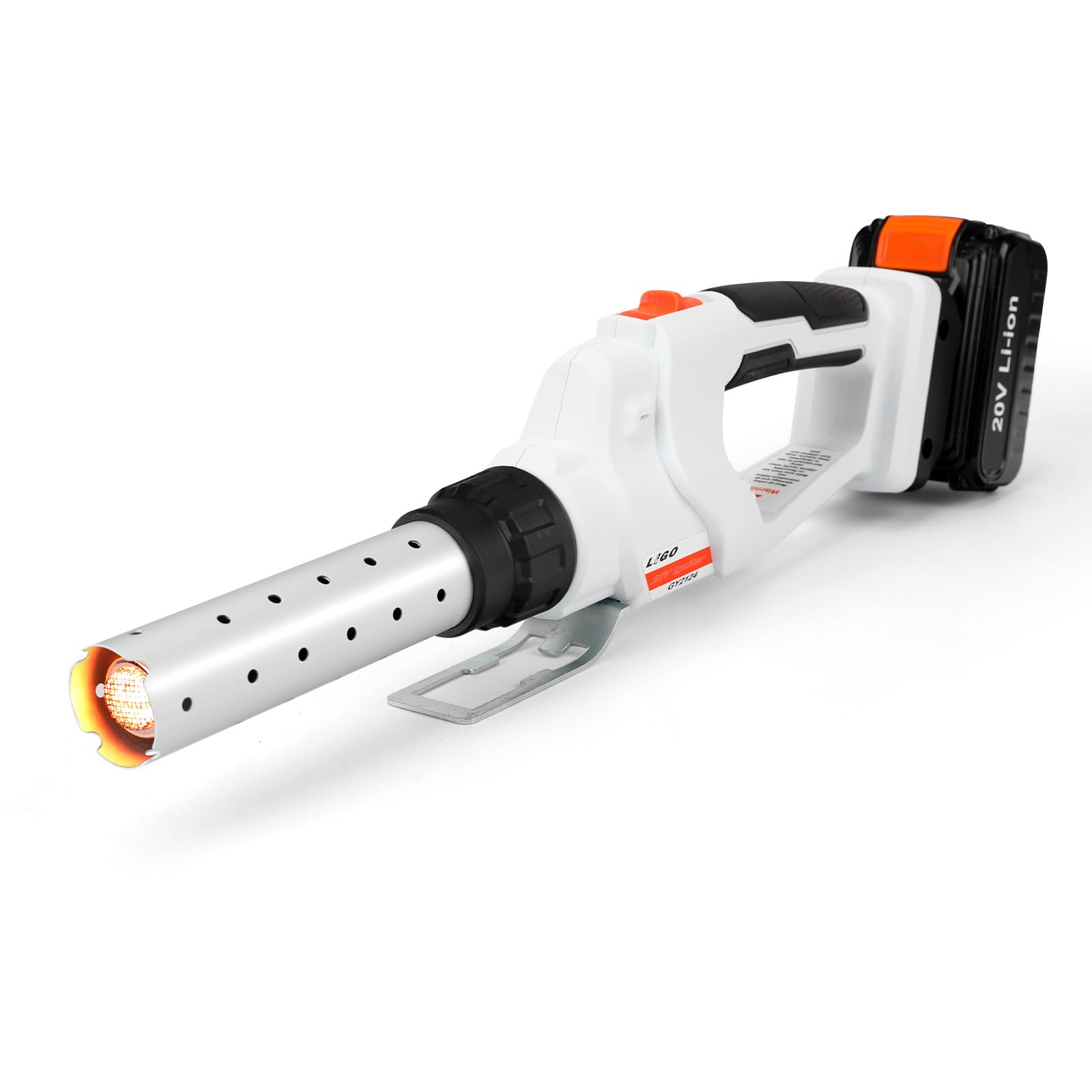 LIGO Cordless Fire Starter 20V Charcoal Starter and Lighter Chemical Free Heated Air with Blowing Fuction Included 4
