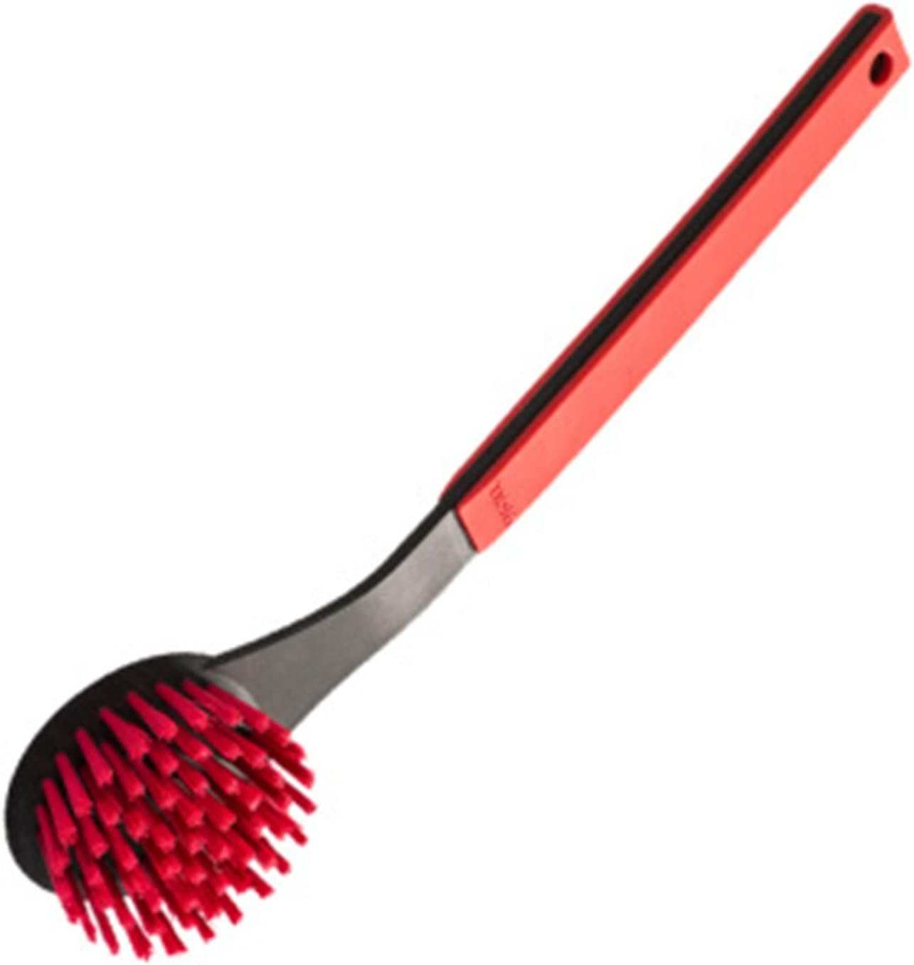 Kitchen Pot Brush Silicone Pot Brush for Non-Stick Pot Special Pot Cleaning Brush for Kitchen Utensils Easy to Clean (Color : Red Size : 32.2x6.4cm)