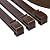 Amazon Basics Landscape Edging Coil, pack of 10 Stakes, 5 inch x 40FT, Brown