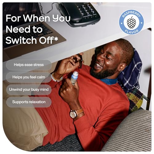 Image of Ryde: Relax Shot | Raspberry Flavor | Lemon Balm, L-Theanine, Ginseng & Chamomile | 0 Calories, 0 Sugar | 2 FL OZ Shots | Helps You Relax* (8 Pack)