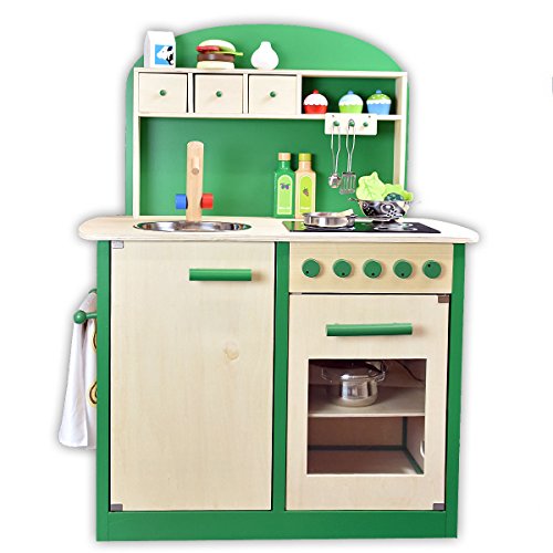 Kinderküche, Sun, Spielküche aus Holz, grün – Bild 8