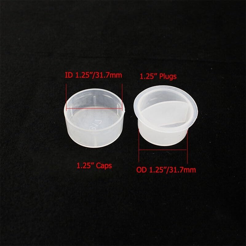 Bouchon de Protection Anti-poussière en Plastique de 1,25 2 Pouces for oculaire de télescope, Miroir de Barlow, Accessoires de Miroir zénith(1.25 inch Plug)