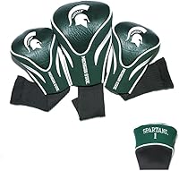 Vista 16 de Team Golf NCAA Numerado 1, 3 y X, se adapta a conductores de gran tamaño, utilidad, clubes de rescate y calles, forro de terciopelo para protección