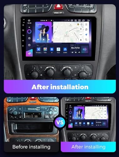GPS Poids Lourd Benz C200 C320 C350 Autoradio Android Bluetooth - 2