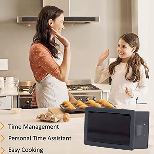 Reloj digital de pared con temporizador y pantalla LED miniatura 7